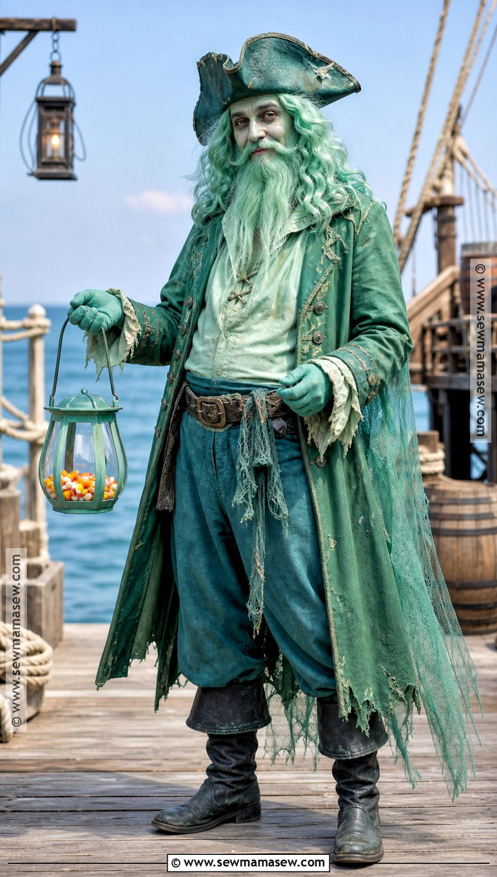 Flying Dutchman Ghost Costume - 35 spongebob halloween costumes