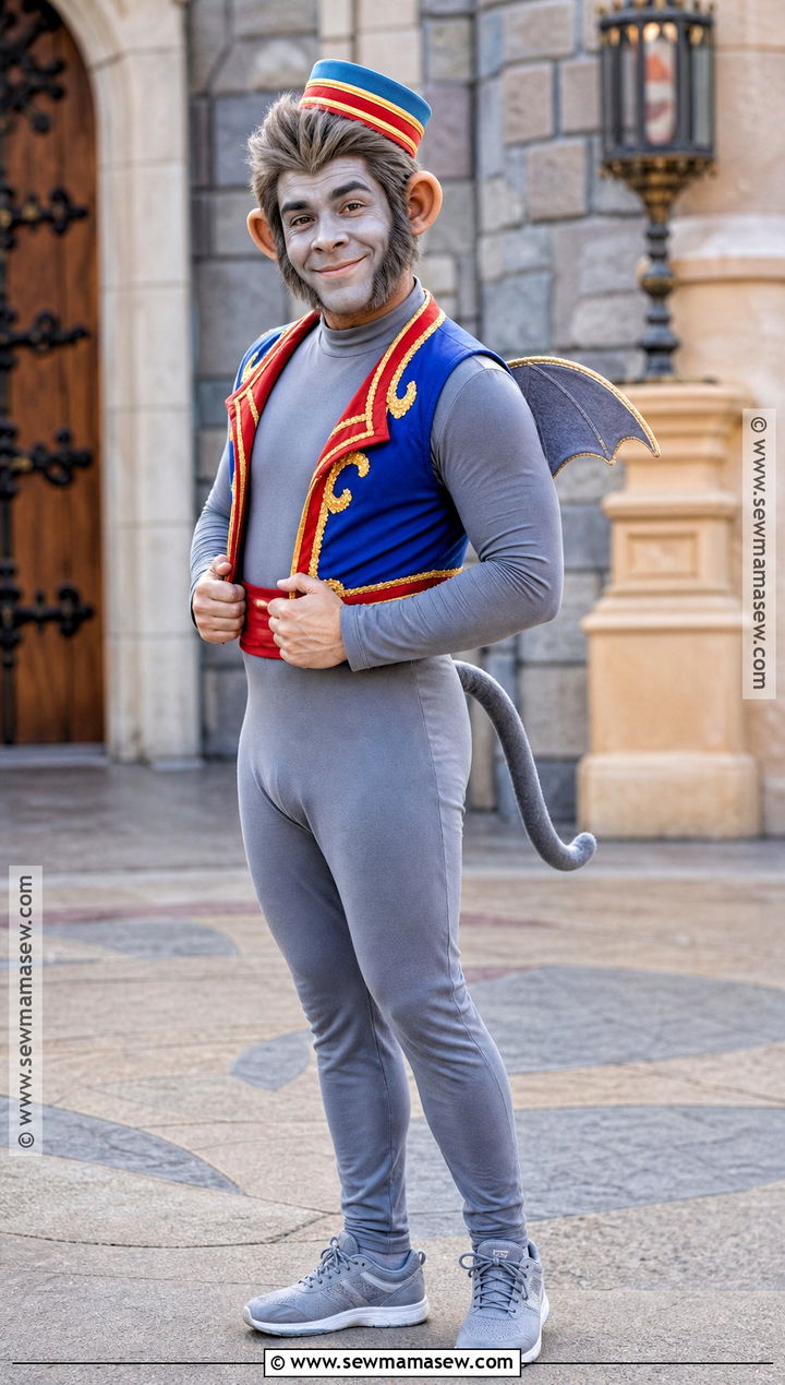 Flying Monkey Costume With Blue Vest - 30 the wizard of oz costumes