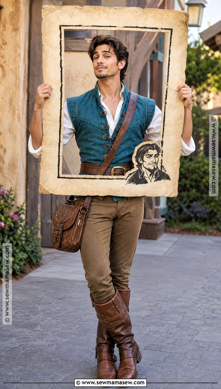 Flynn Rider Wanted Poster Costume - 35 tangled costume ideas