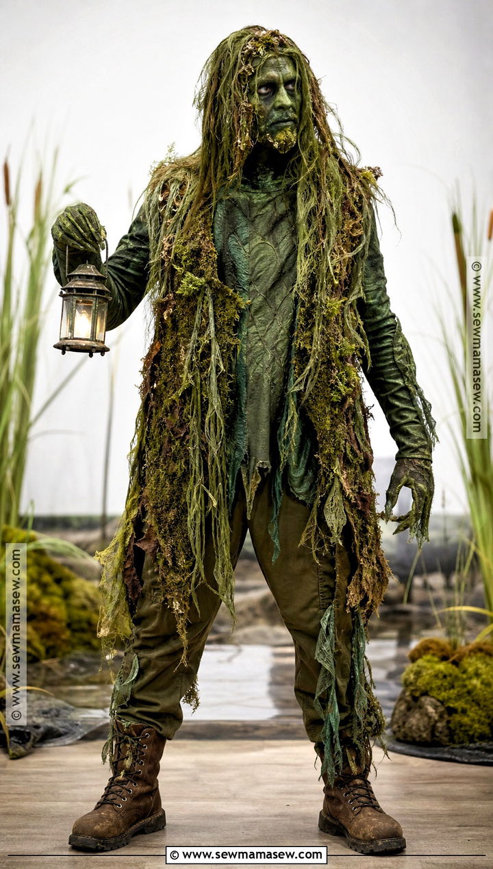 Foggy Swamp Creature Costume - 40 scary halloween costume ideas