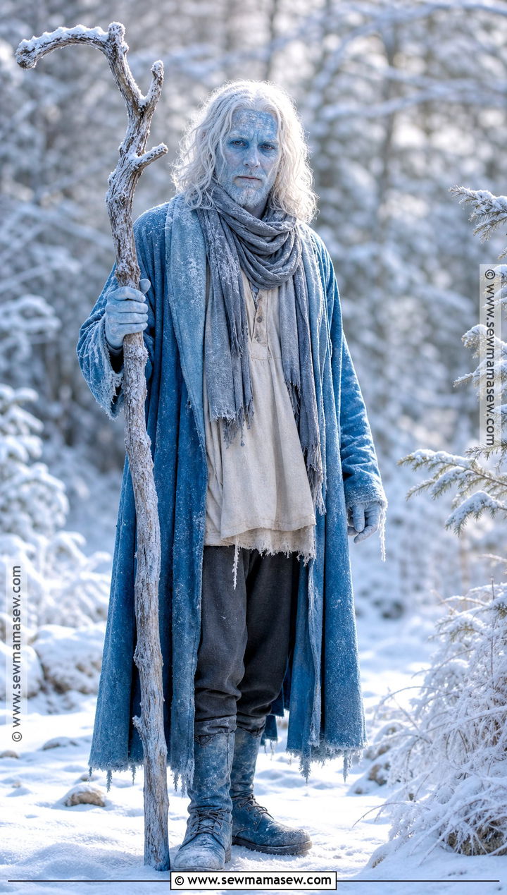 Folklore Jack Frost Cosplay With Blue Coat - 30 Jack Frost Cosplay Ideas