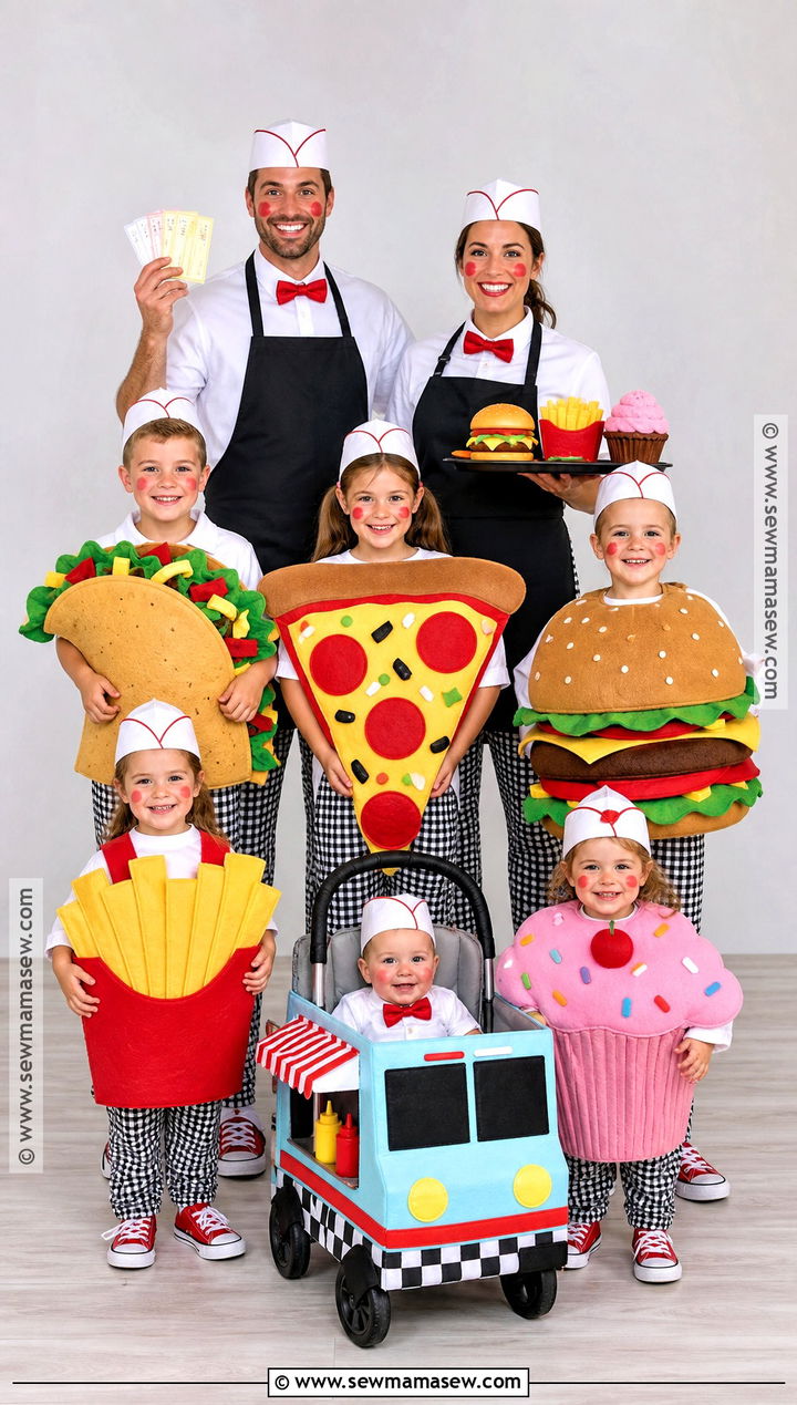 Food Truck Family Costume - 50 family halloween costumes