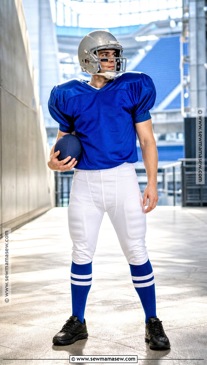 Football Player Costume With Shoulder Pads - 30 sports costume ideas