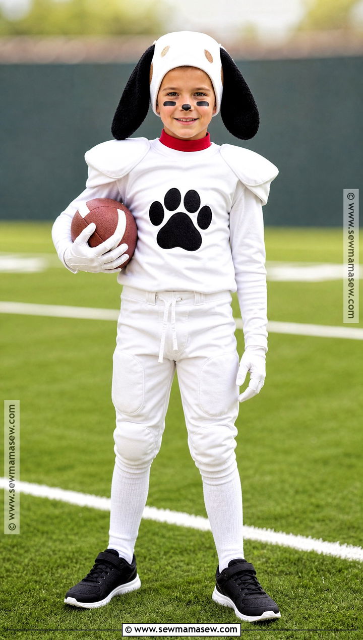 Football Snoopy Costume - 40 snoopy halloween costume ideas