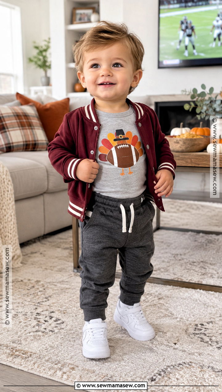 Football Thanksgiving Onesie Outfit - 15 thanksgiving onesie ideas for boys
