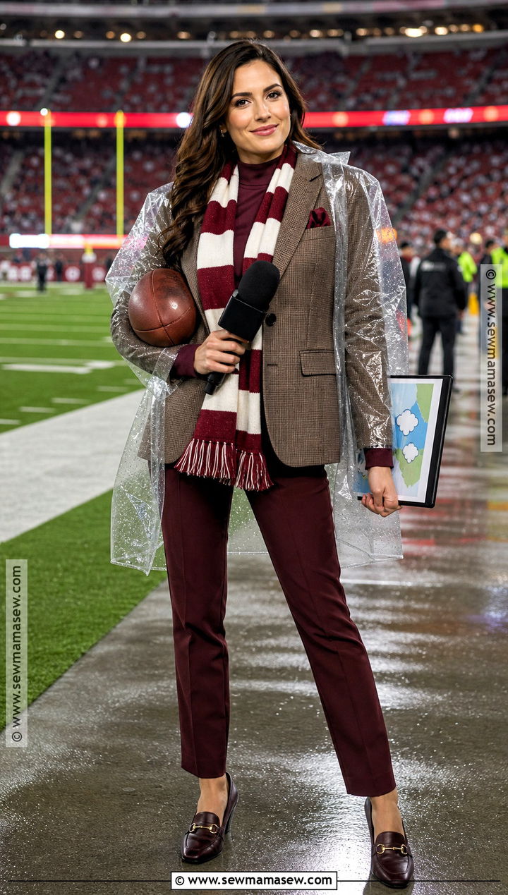 Football Weather Reporter Costume - 35 football costume ideas