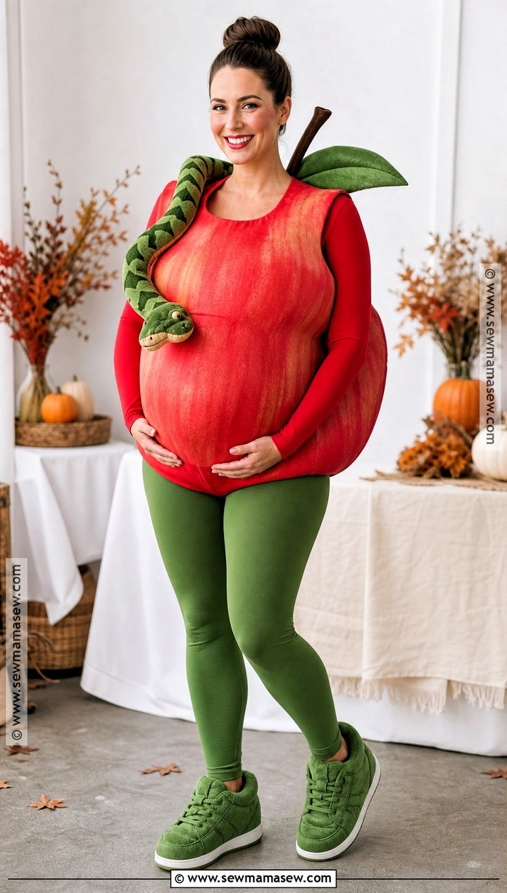 Forbidden Fruit Maternity Costume - 30 heidi klum halloween costumes