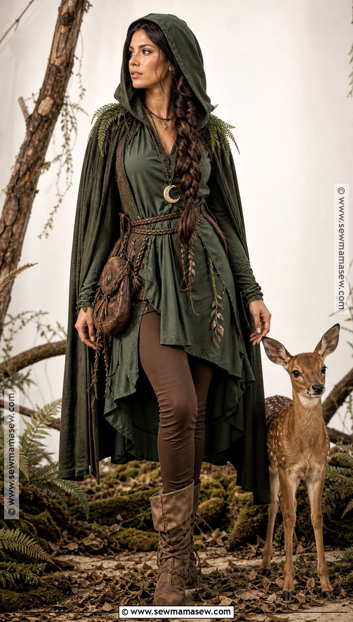 Forest Artemis Goddess Costume - 40 greek goddess halloween costume ideas