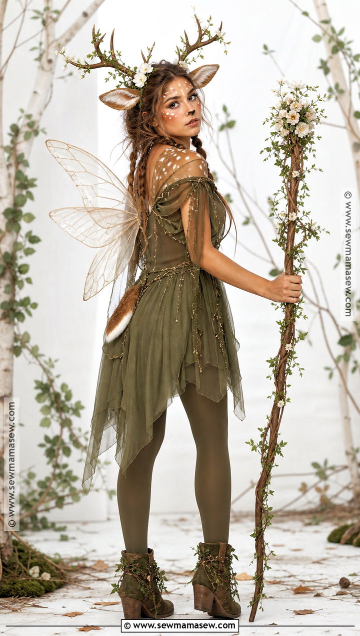 Forest Fairy Deer Costume - 50 deer costume ideas