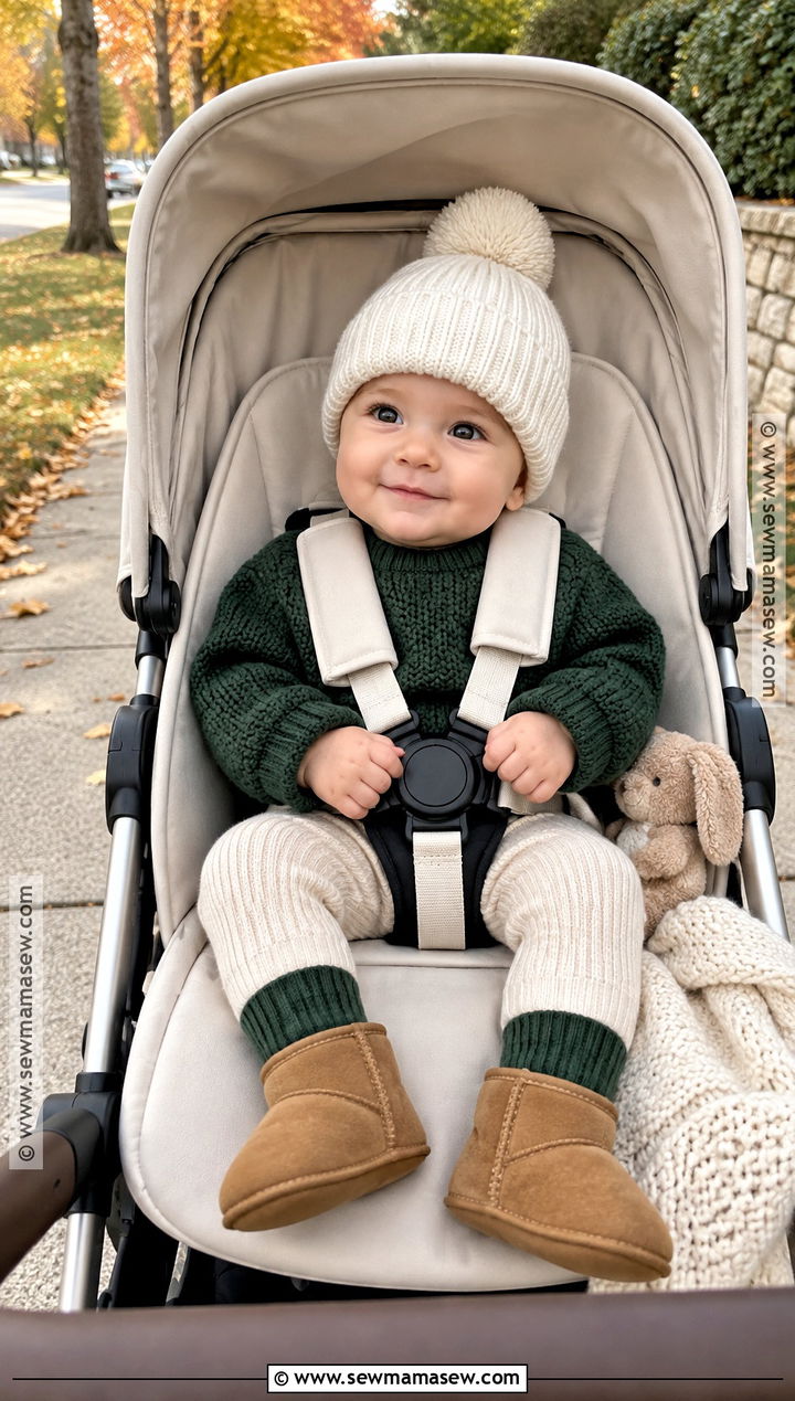 Forest Green Sweater And Leggings Outfit - 15 Green Baby Clothes Fall