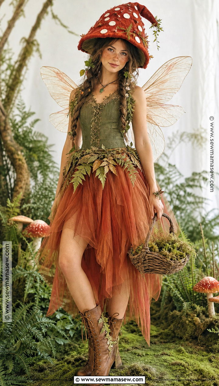 Forest Mushroom Fairy Costume - 40 unique halloween costumes for women