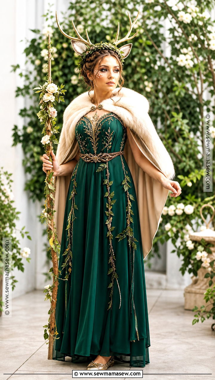 Forest Princess Deer Costume - 30 Cute Deer Costume Ideas