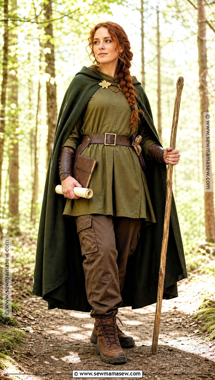 Forest Ranger Costume With Green Tunic - 35 Fantasy Costumes