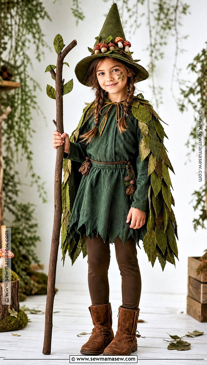 Forest Witch Costume - 30 witch costumes for kids