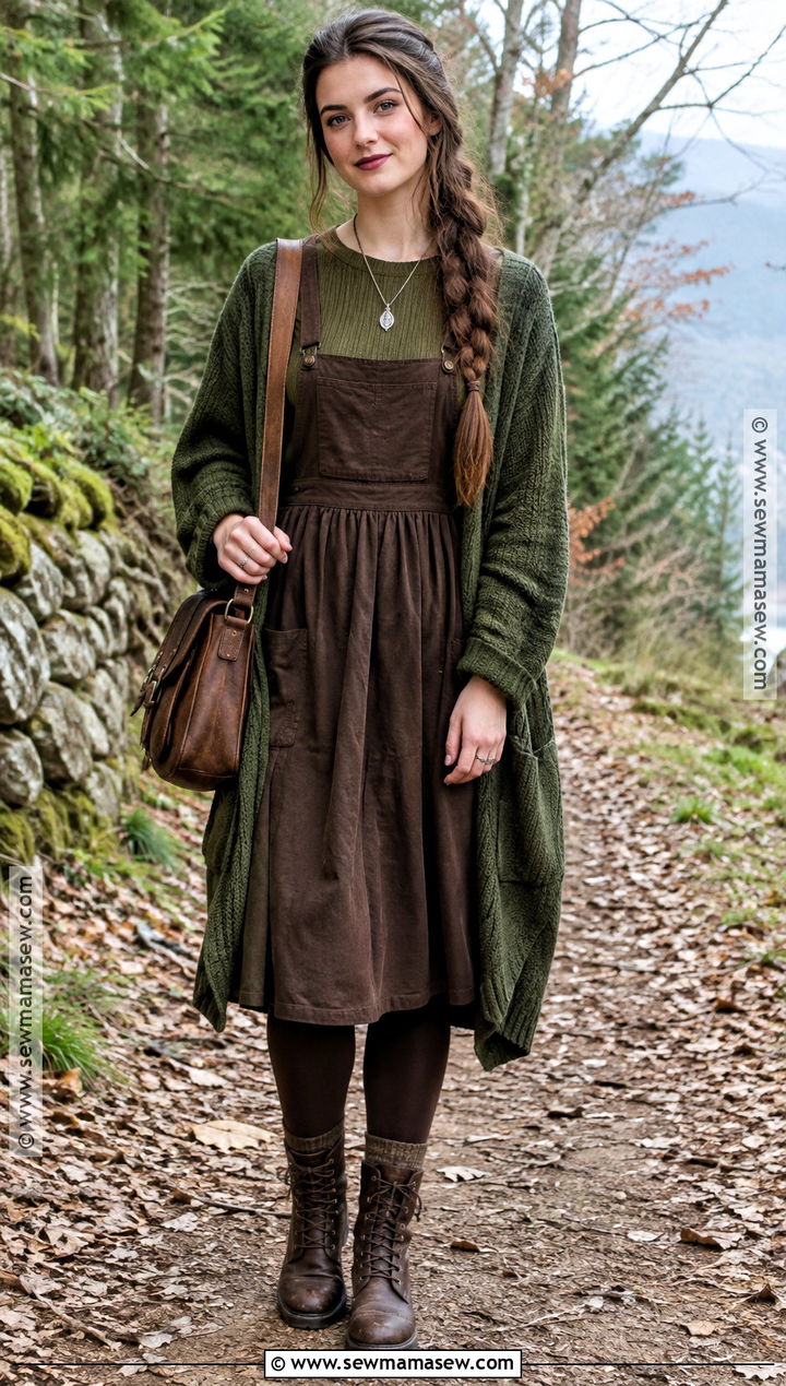 Forest Witch Layered Outfit - 30 witch outfits aesthetic