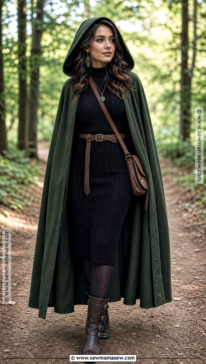 Forest Witch Outfit With Cape - 35 forest witch outfit ideas