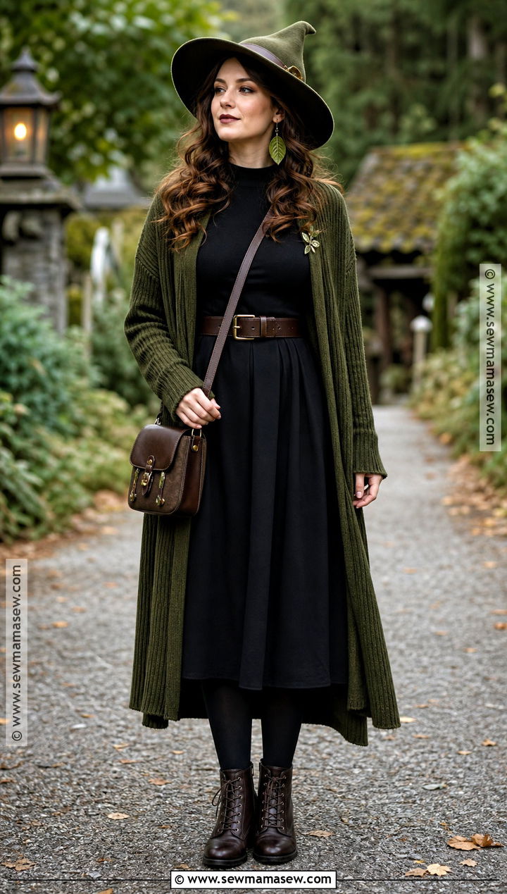 Forest Witch Outfit With Pointed Hat - 35 forest witch outfit ideas
