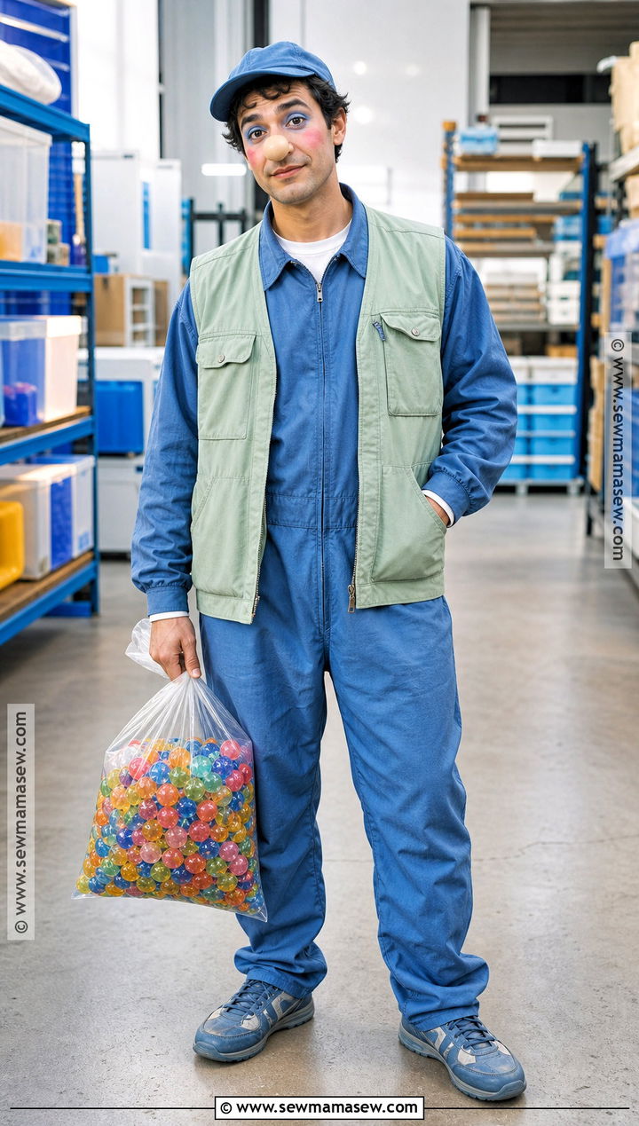 Forgetter Bobby Costume With Utility Vest - 30 Inside Out Characters Costumes