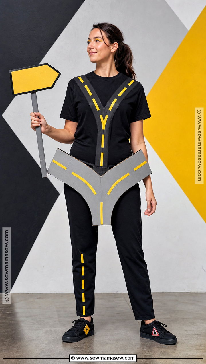 Fork In The Road Costume - 35 punny halloween costumes