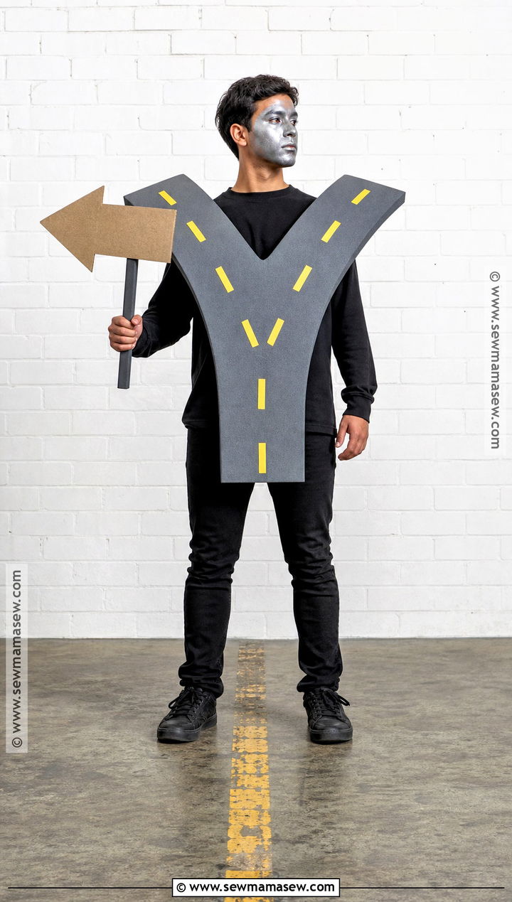 Fork in the Road Costume - 50 funny costumes
