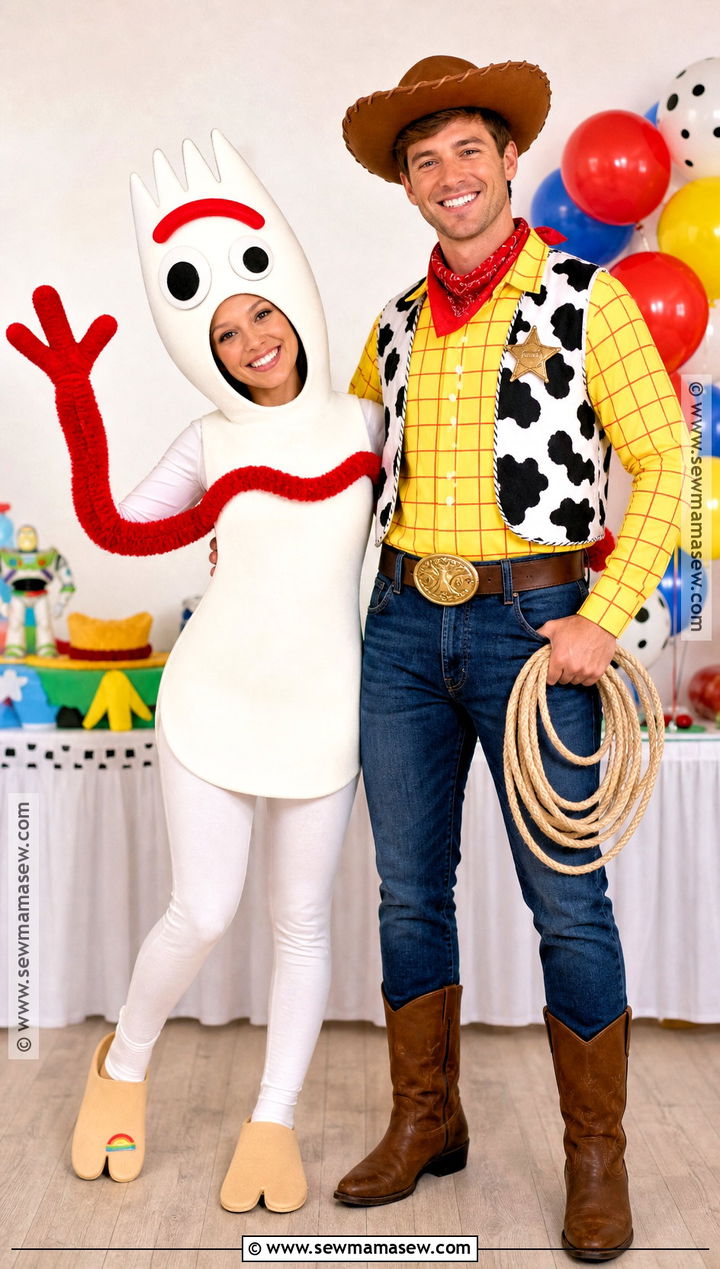 Forky And Woody Duo Costume - 30 forky toy story costume ideas
