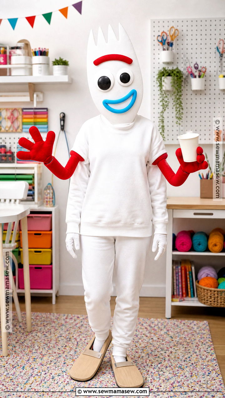 Forky Costume - 35 toy story costume ideas
