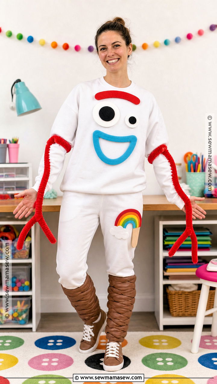 Forky Craft Toy Costume - 30 toy story characters costumes