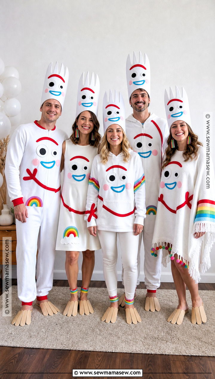 Forky Group Costume - 30 forky toy story costume ideas
