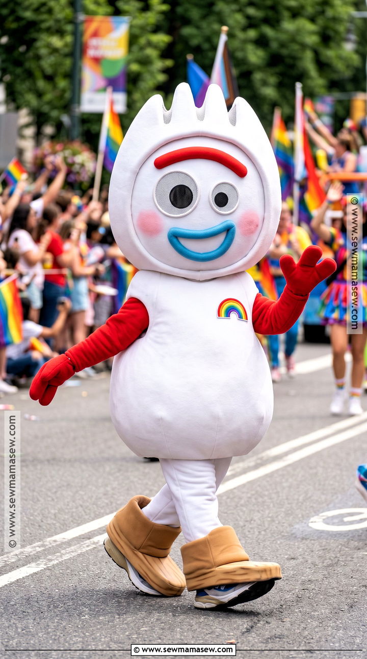 Forky Mascot Costume - 30 forky toy story costume ideas