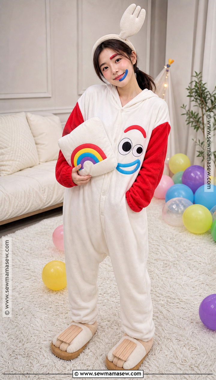 Forky Pajama Costume - 30 forky toy story costume ideas