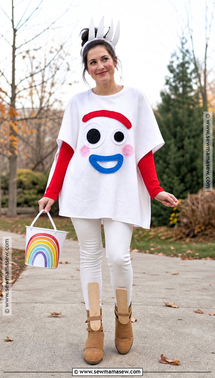 Forky Poncho Costume - 30 forky toy story costume ideas
