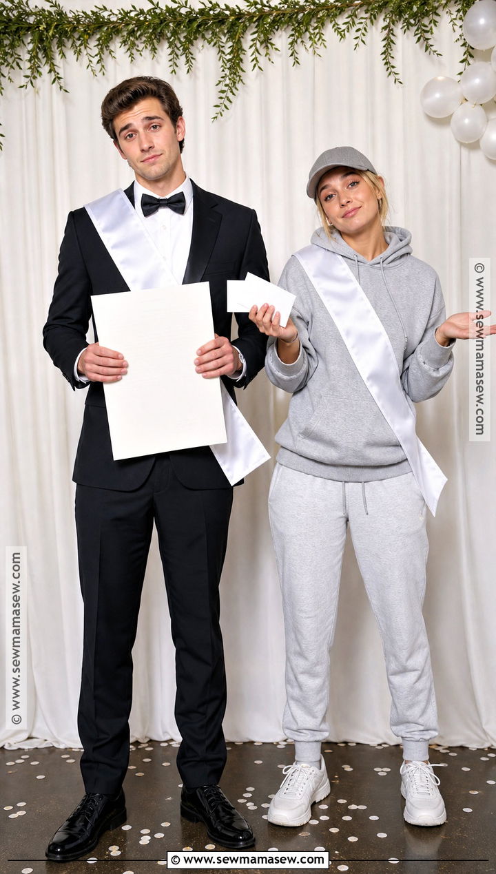 Formal Apology And Casual Excuse Couple Costume - 30 Unique Couples Halloween Costume Ideas Funny