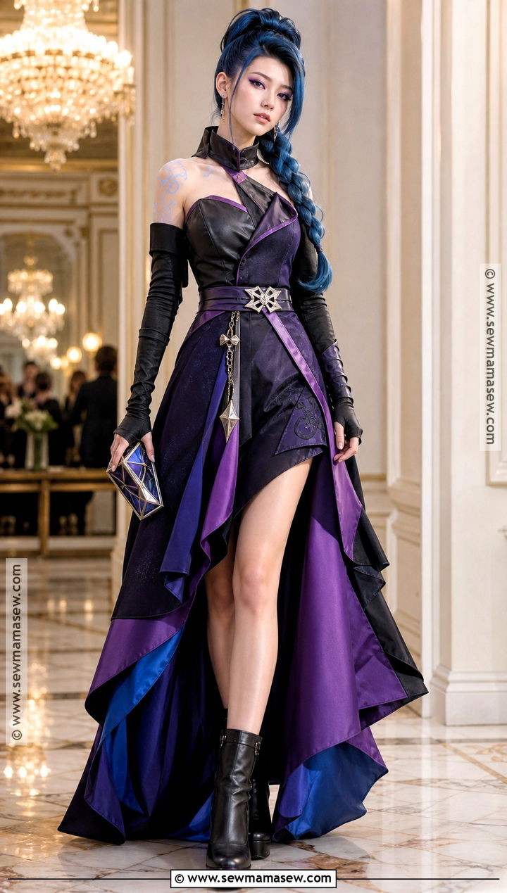 Formal Gown Jinx Cosplay - 45 jinx cosplay ideas