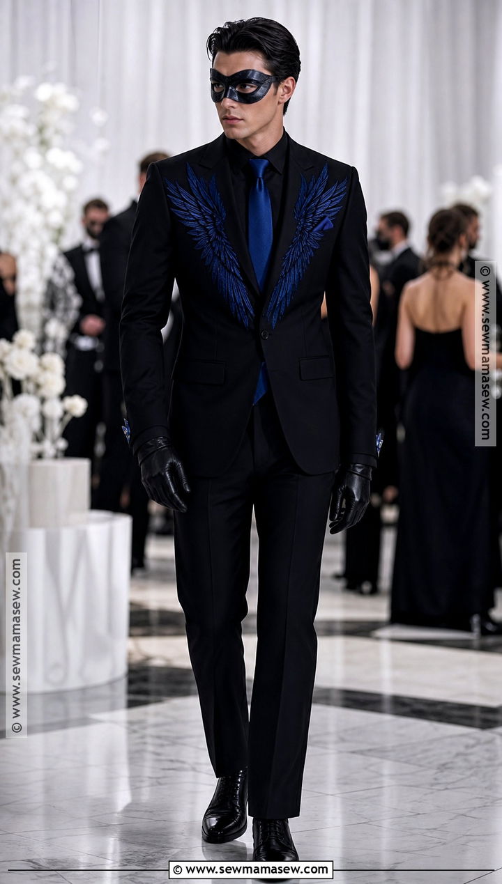 Formal Nightwing Costume With Blue Suit - 35 nightwing costumes