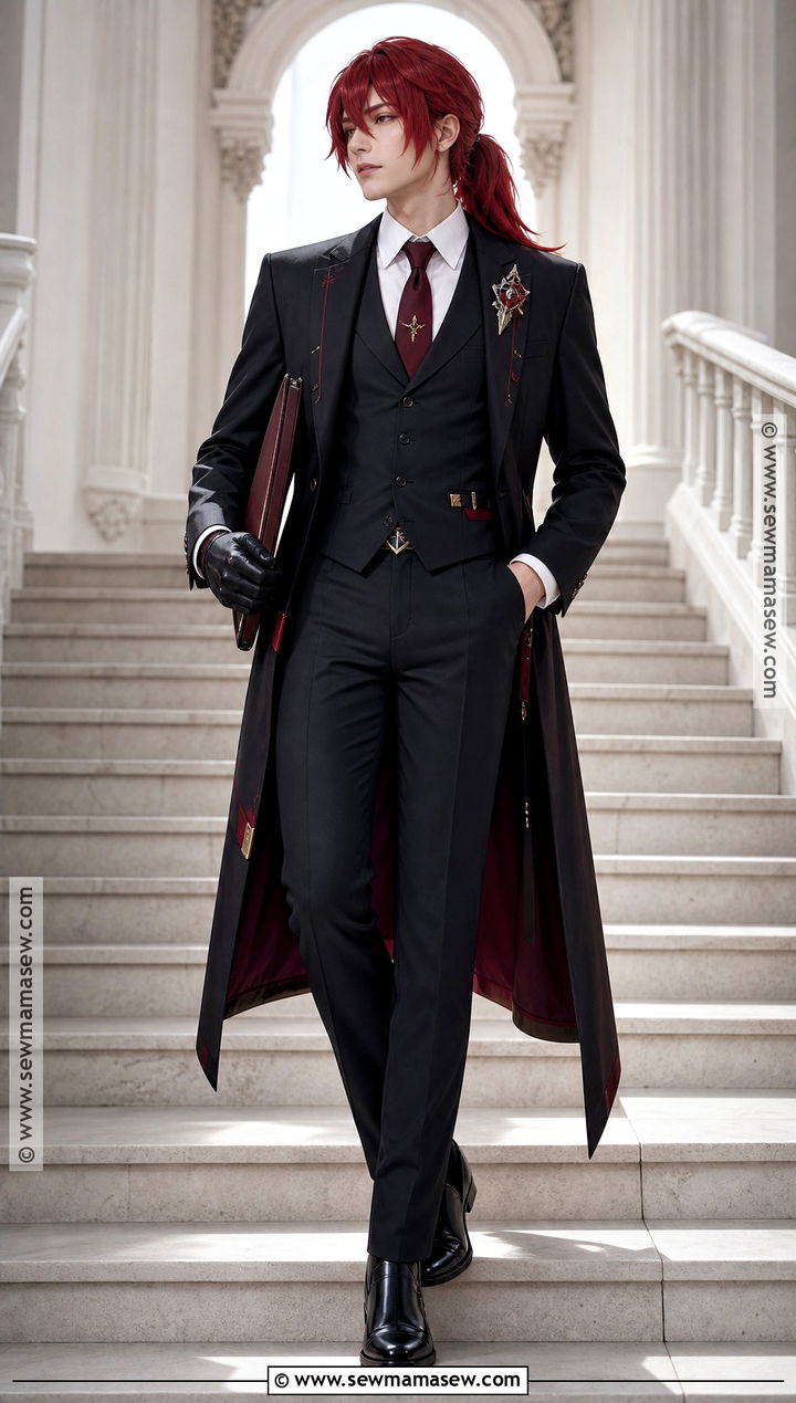 Formal Suit Diluc Cosplay - 30 diluc cosplay ideas