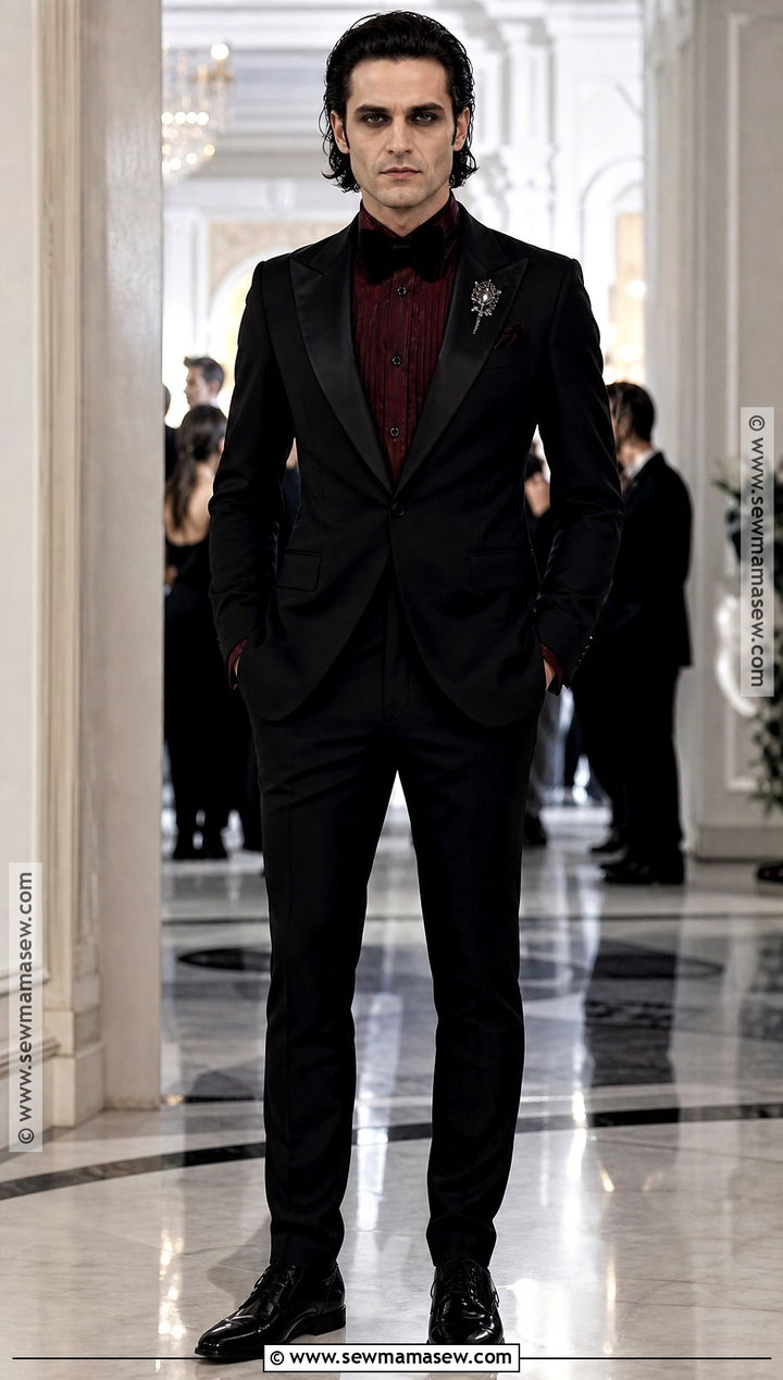 Formal Tuxedo Vampire Aesthetic Outfit - 30 vampire aesthetic outfit male ideas