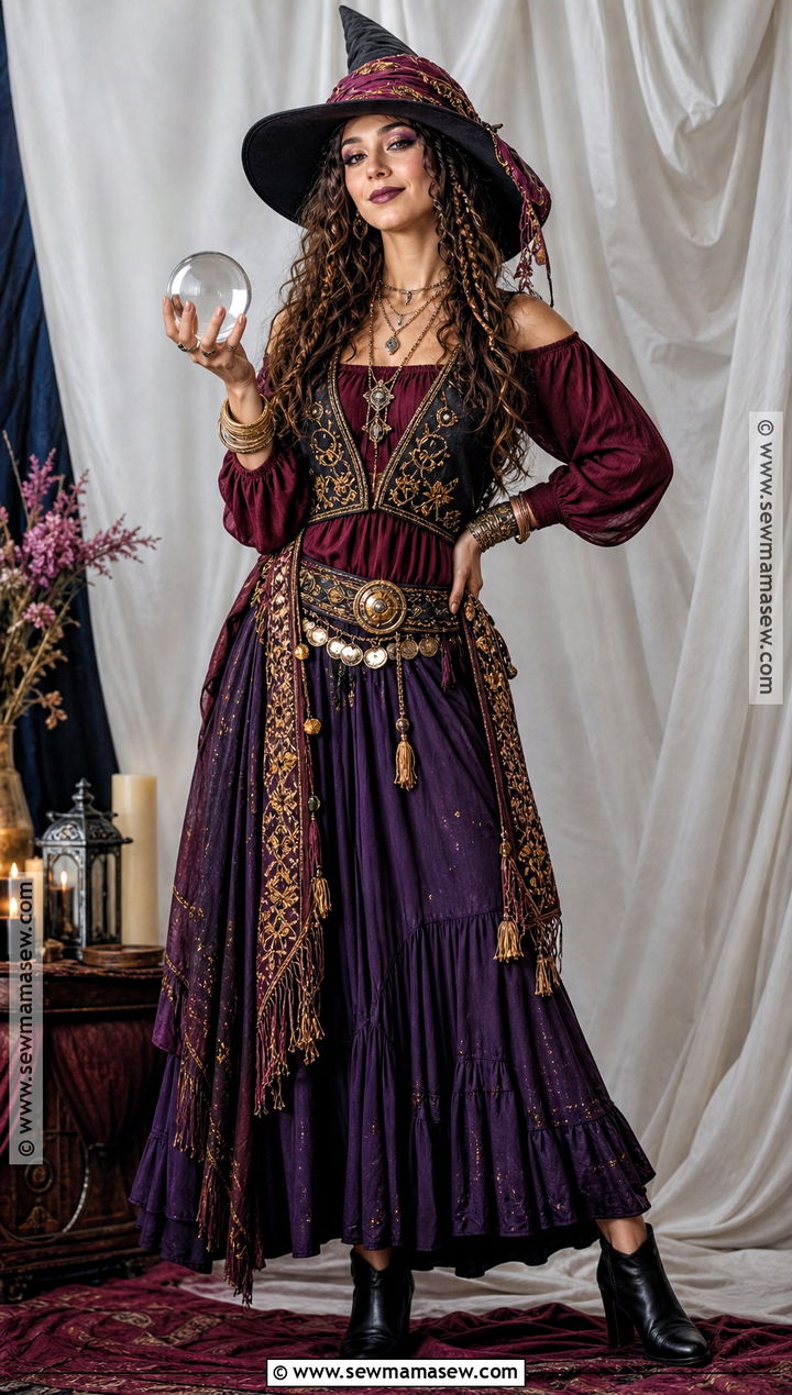 Fortune Teller Witch Costume - 40 witch costumes for women