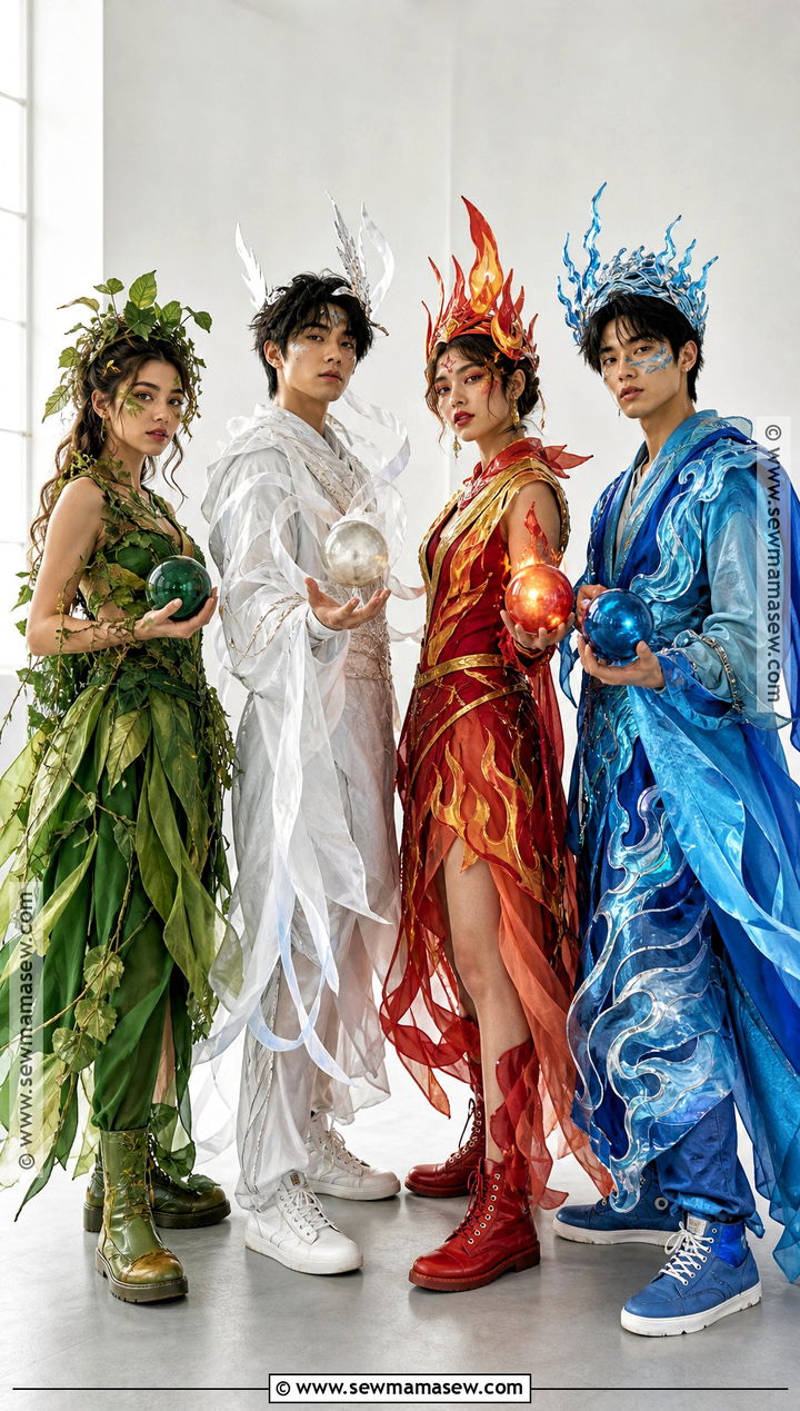 Four Elements Group Costume - 35 4 group halloween costumes
