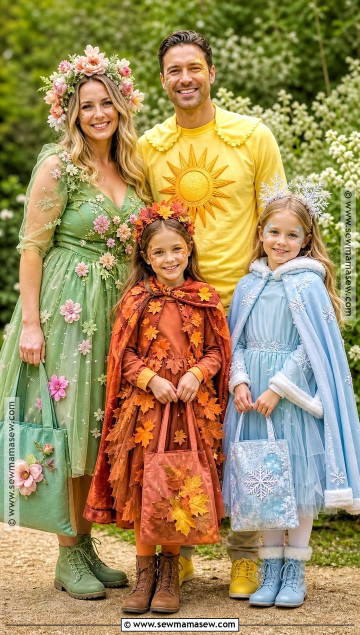 Four Seasons Family Costume - 35 family costumes for four