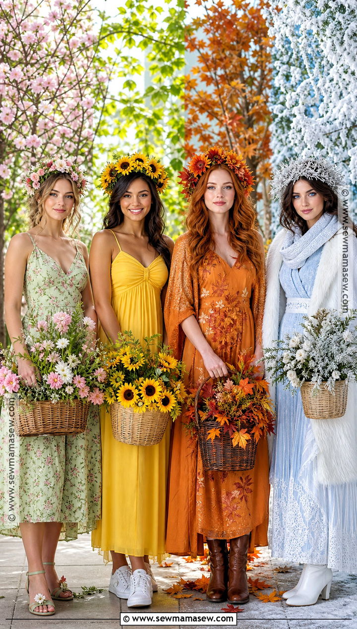 Four Seasons Group Costume - 35 4 group halloween costumes