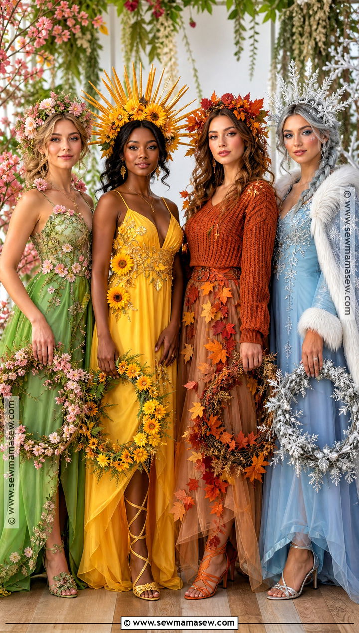 Four Seasons Group Costume - 35 Group Halloween Costumes For 4