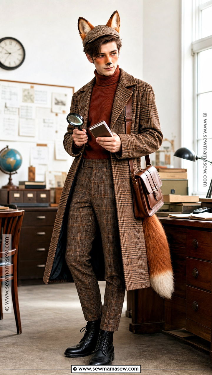 Fox Detective Costume - 40 foxy costume ideas