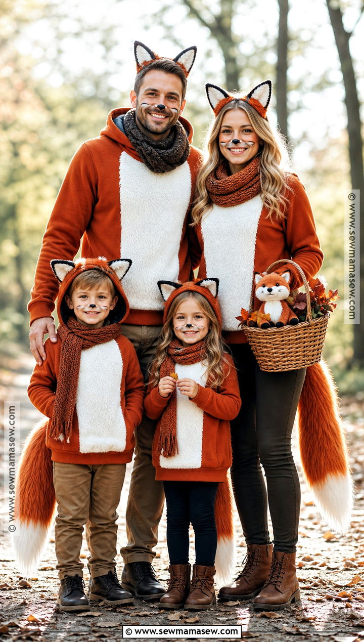 Fox Family Costume - 40 foxy costume ideas