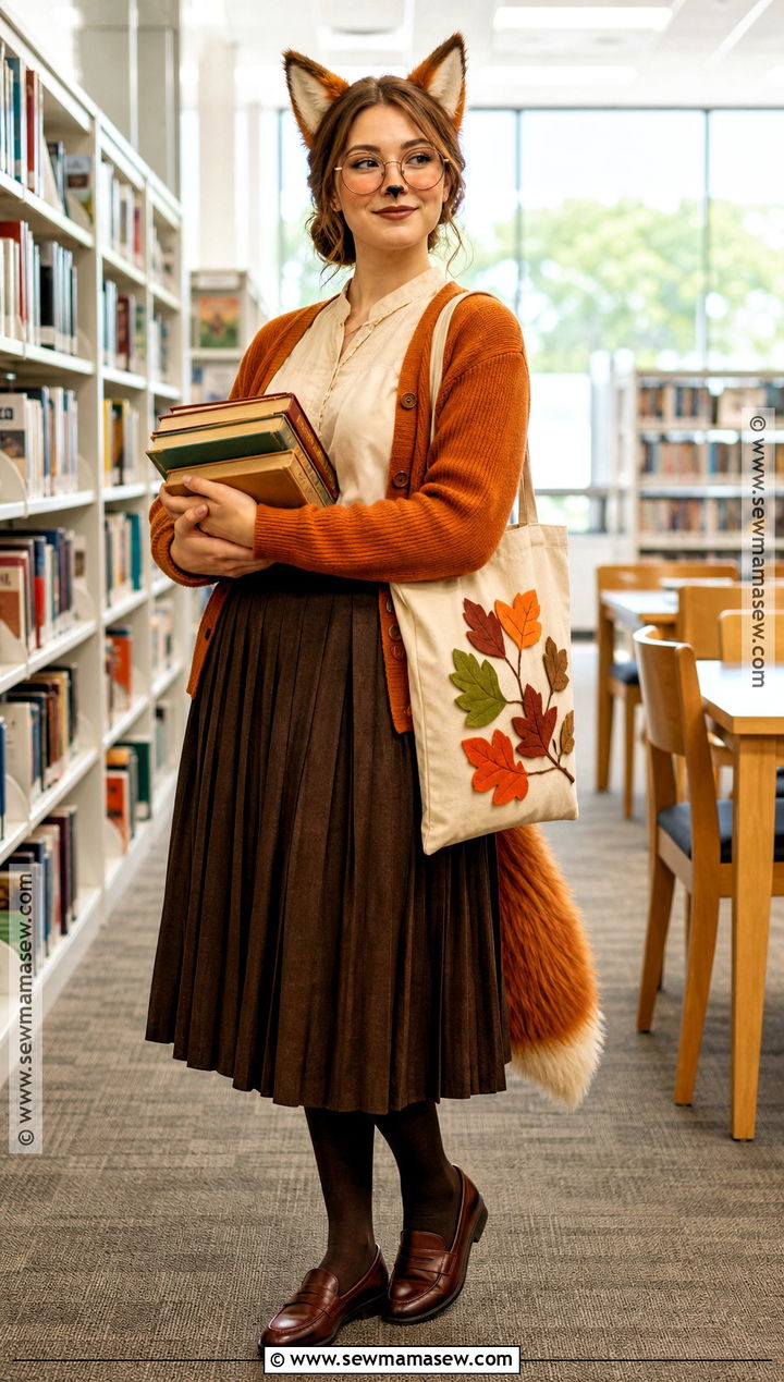 Fox Librarian Costume - 40 foxy costume ideas