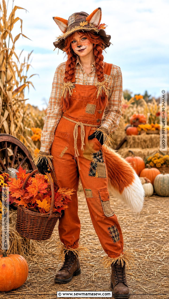 Fox Scarecrow Costume - 40 foxy costume ideas