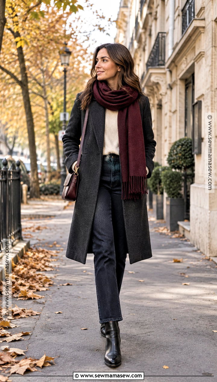 France Late October Wool Coat Outfit - 15 France In October Outfits