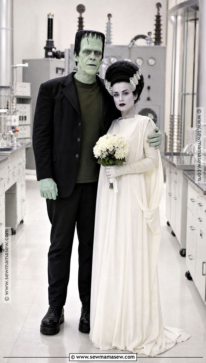 Frankenstein And Bride Best Friend Costume - 45 best friend halloween costumes