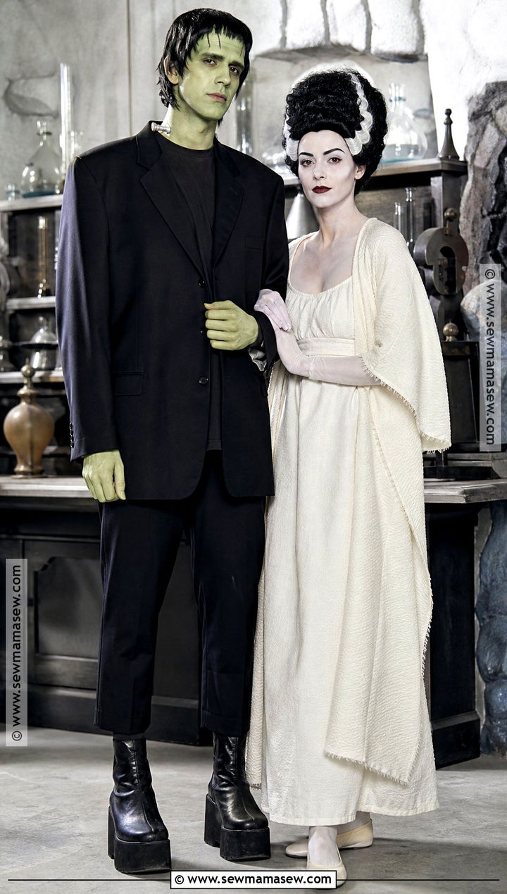 Frankenstein And Bride Couples Costume - 35 fun couples costumes