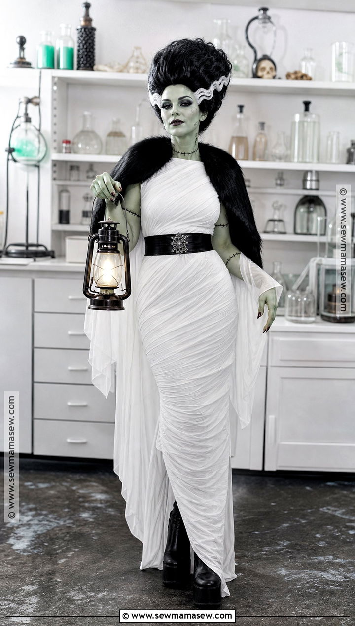 Frankenstein Bride Halloween Dress - 30 halloween dress ideas
