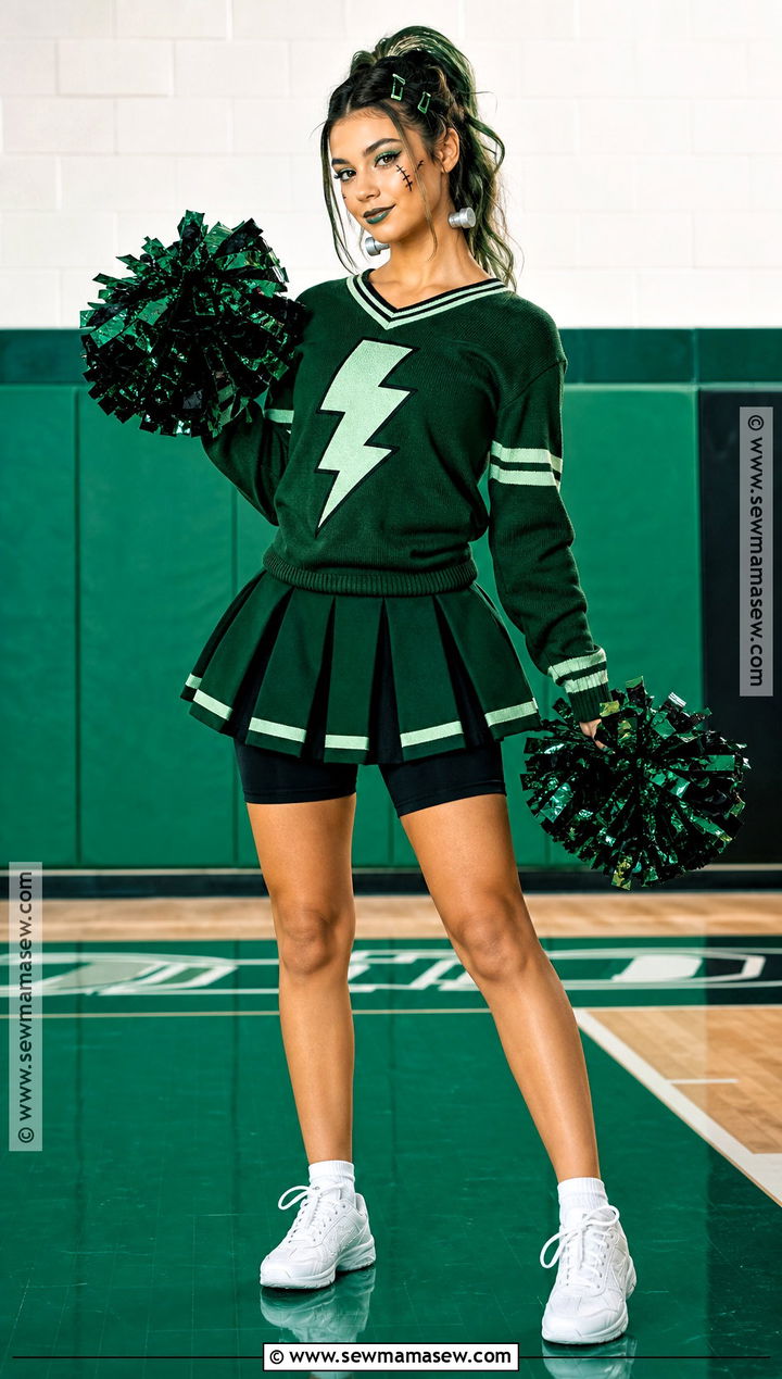 Frankenstein Cheerleader Costume - 45 frankenstein costume ideas